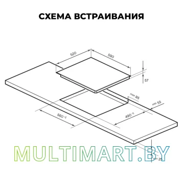 Индукционная варочная панель LEX EVI 641C IV картинка 4